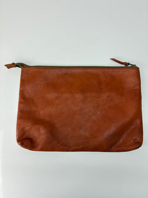 【現状渡し品】【メンズ】 SLOW スロウ LEATHER CLUTCH BAG レザー クラッチバッグ カバン 178-260705-kk-19-hon カラー：ブラウン 万代Net店