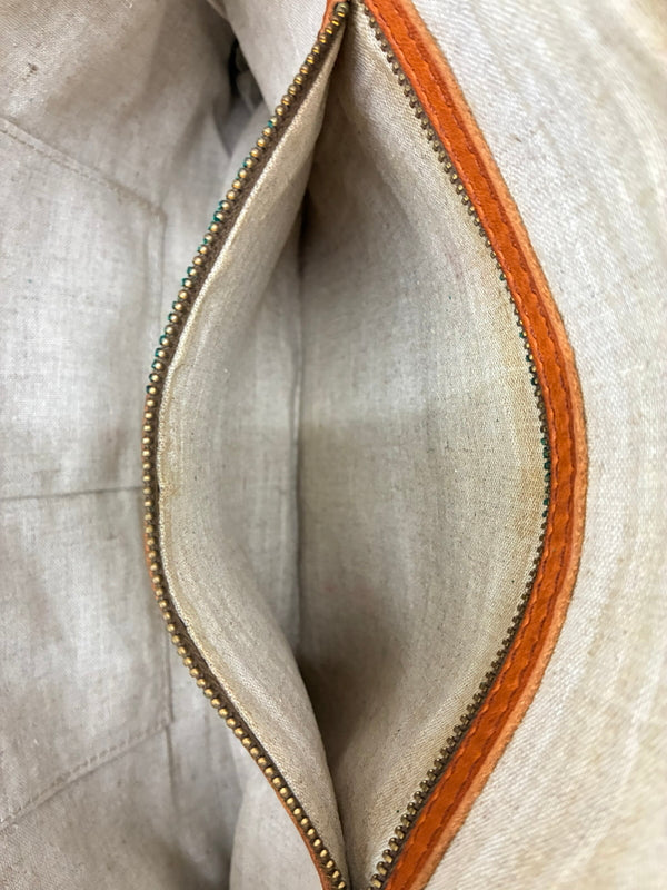 【現状渡し品】【メンズ】 SLOW スロウ LEATHER CLUTCH BAG レザー クラッチバッグ カバン 178-260705-kk-19-hon カラー：ブラウン 万代Net店