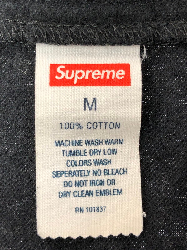 【現状渡し品】【メンズ】 SUPREME シュプリーム BASEBALL GAME SHIRT ベースボール ゲーム シャツ トップス 149-260610-rt-04-tagh サイズ：M カラー：ブラック 万代Net店