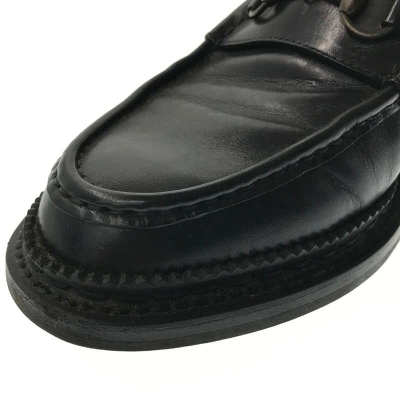 【中古品】【メンズ】 YUKETEN ユケテン HORSE BIT LOAFERS ホース ビット ローファー 靴 164-260620-rt-11-tagh サイズ：7 カラー：ブラック 万代Net店