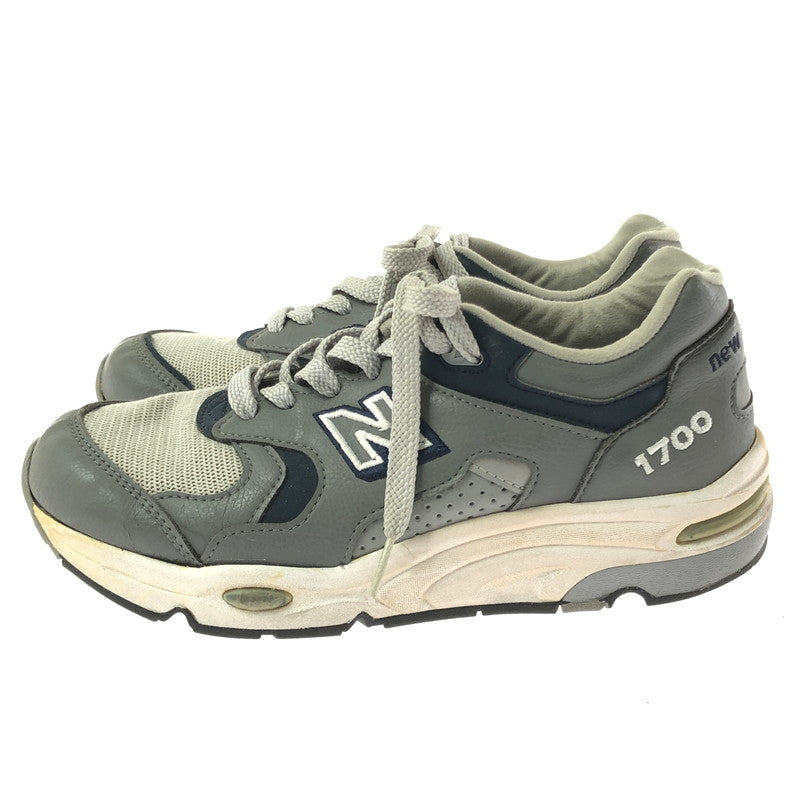 【ジャンク品】【メンズ】 NEW BALANCE ニューバランス M1700GRA USA製 スニーカー 靴 166-260612-na-10-tagh サイズ：24.5cm US 6 1/2 カラー：GRAY/NAVY 万代Net店