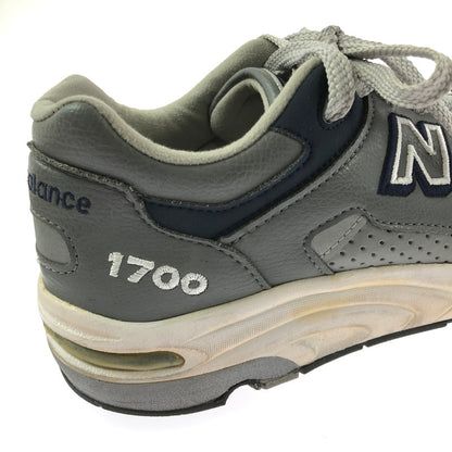 【ジャンク品】【メンズ】 NEW BALANCE ニューバランス M1700GRA USA製 スニーカー 靴 166-260612-na-10-tagh サイズ：24.5cm US 6 1/2 カラー：GRAY/NAVY 万代Net店
