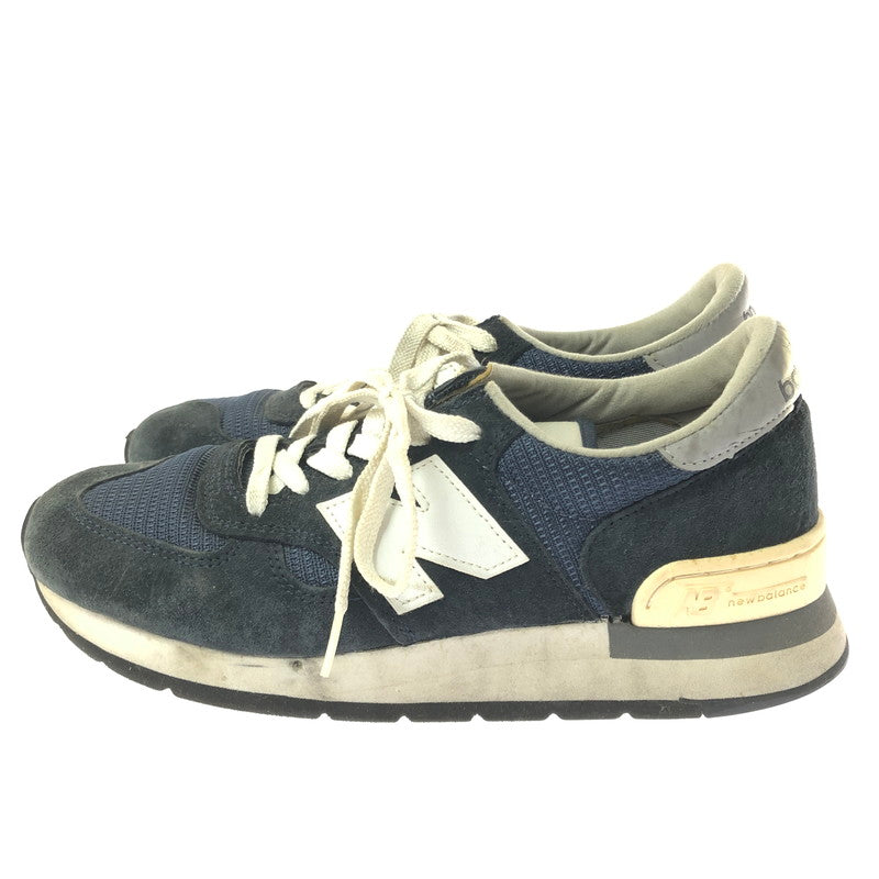 【現状渡し品】【メンズ】 NEW BALANCE ニューバランス M990N USA製 スニーカー 靴 162-260612-na-08-tagh サイズ：25cm US 7 カラー：NAVY 万代Net店