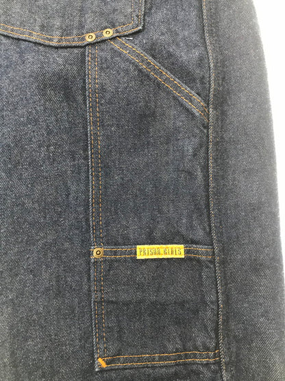 【中古品】【メンズ】 PRISON BLUES プリズン ブルース DOUBLE KNEE PAINTER DENIM PANTS ダブルニー ペインター デニム パンツ 156-260607-rt-16-tagh サイズ：W36 カラー：インディゴ 万代Net店