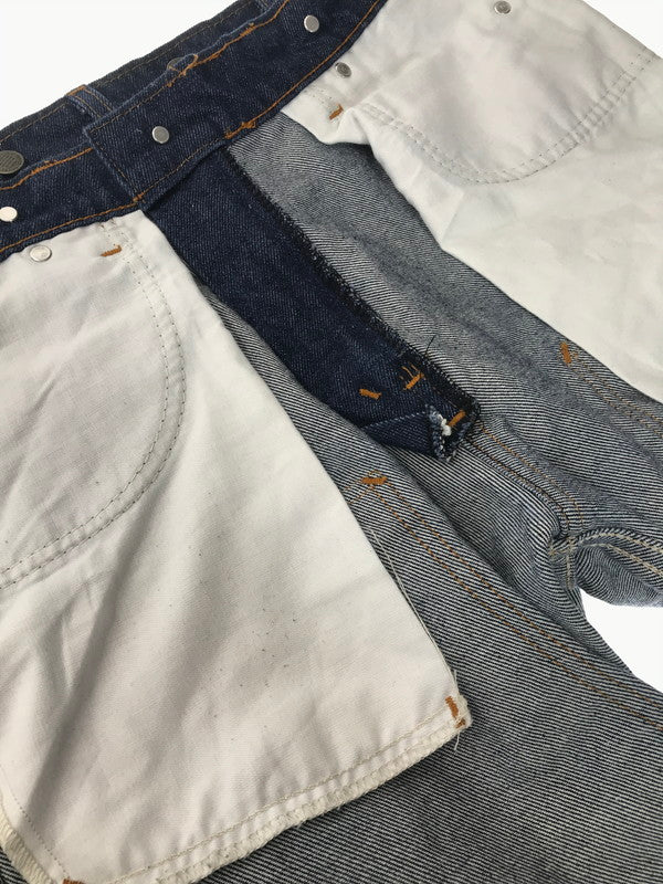 【中古品】【メンズ】 PRISON BLUES プリズン ブルース DOUBLE KNEE PAINTER DENIM PANTS ダブルニー ペインター デニム パンツ 156-260607-rt-16-tagh サイズ：W36 カラー：インディゴ 万代Net店