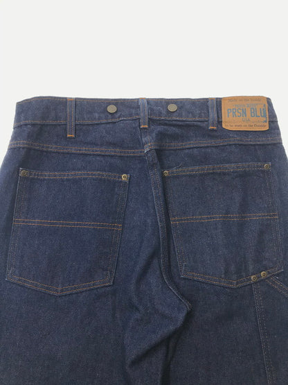 【中古品】【メンズ】 PRISON BLUES プリズン ブルース DOUBLE KNEE PAINTER DENIM PANTS ダブルニー ペインター デニム パンツ 156-260607-rt-16-tagh サイズ：W36 カラー：インディゴ 万代Net店