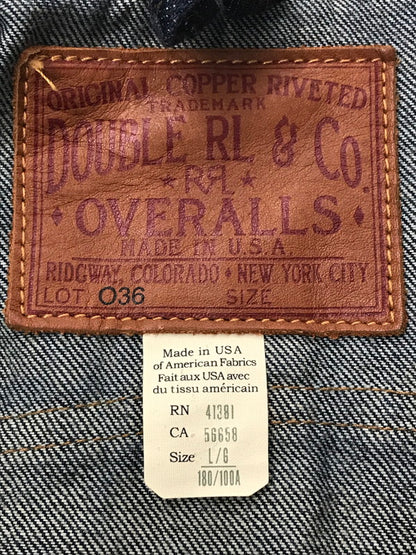 【中古品】【メンズ】 RRL ダブルアールエル LOT 036 DENIM JACKET USA製 デニムジャケット ライトアウター 145-260621-na-08-tagh サイズ：L カラー：インディゴ 万代Net店