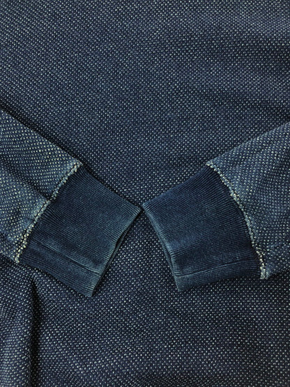 【中古品】【メンズ】 RRL ダブルアールエル SWEATSHIRT 782507594001 両V スウェット シャツ トレーナー トップス 145-260607-rt-25-tagh サイズ：L カラー：ブルー 万代Net店