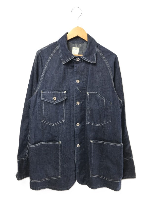 【中古品】【メンズ】 POST O'ALLS ポストオーバーオールズ DENIM COVERALLS USA製 デニム カバーオール ライトアウター 145-260621-na-09-tagh サイズ：M カラー：インディゴ 万代Net店