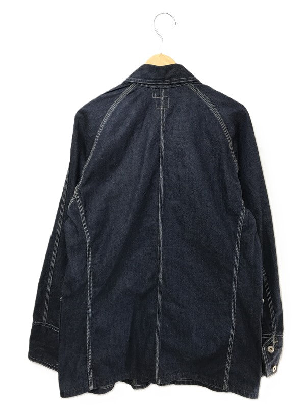 【中古品】【メンズ】 POST O'ALLS ポストオーバーオールズ DENIM COVERALLS USA製 デニム カバーオール ライトアウター 145-260621-na-09-tagh サイズ：M カラー：インディゴ 万代Net店