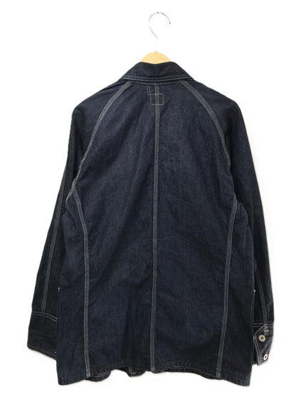 【中古品】【メンズ】 POST O'ALLS ポストオーバーオールズ DENIM COVERALLS USA製 デニム カバーオール ライトアウター 145-260621-na-09-tagh サイズ：M カラー：インディゴ 万代Net店