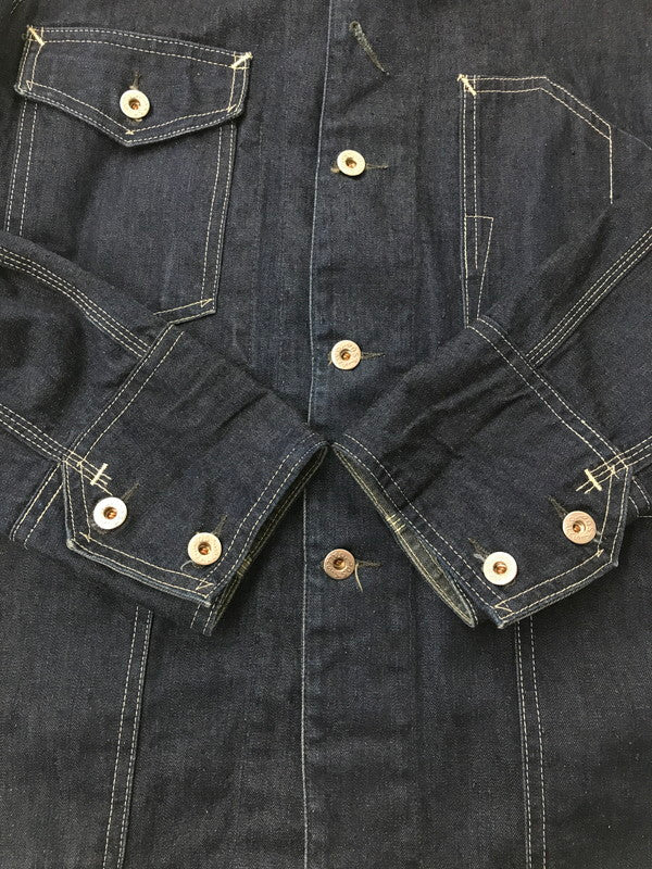 【中古品】【メンズ】 POST O'ALLS ポストオーバーオールズ DENIM COVERALLS USA製 デニム カバーオール ライトアウター 145-260621-na-09-tagh サイズ：M カラー：インディゴ 万代Net店
