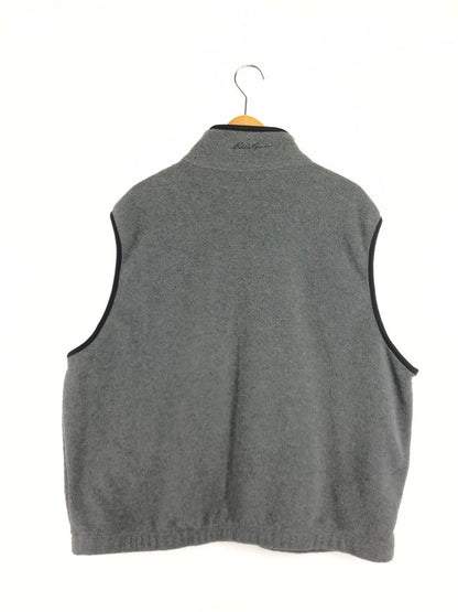 【中古品】【メンズ】 EDDIE BAUER エディー バウアー 90's POLARTEC FLEECE VEST 90年代 ポーラテック フリース ベスト 黒タグ メキシコ製 146-260611-rt-11-tagh サイズ：XXL カラー：グレー 万代Net店