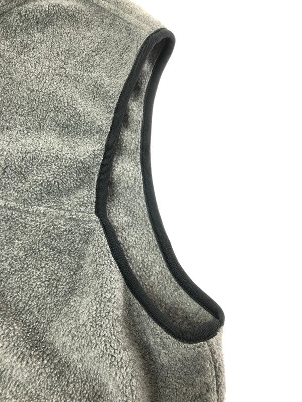 【中古品】【メンズ】 EDDIE BAUER エディー バウアー 90's POLARTEC FLEECE VEST 90年代 ポーラテック フリース ベスト 黒タグ メキシコ製 146-260611-rt-11-tagh サイズ：XXL カラー：グレー 万代Net店