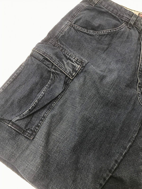 【中古品】【メンズ】 POLO JEANS COMPANY ポロジーンズ カンパニー CARGO DENIM SHORTS カーゴデニム ショート パンツ メキシコ製 ボトムス 157-260607-rt-15-tagh サイズ：34 カラー：インディゴ 万代Net店