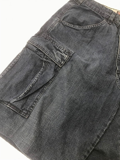 【中古品】【メンズ】 POLO JEANS COMPANY ポロジーンズ カンパニー CARGO DENIM SHORTS カーゴデニム ショート パンツ メキシコ製 ボトムス 157-260607-rt-15-tagh サイズ：34 カラー：インディゴ 万代Net店