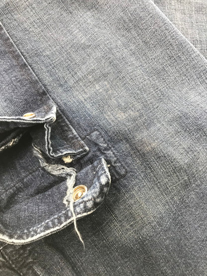 【中古品】【メンズ】 POLO JEANS COMPANY ポロジーンズ カンパニー CARGO DENIM SHORTS カーゴデニム ショート パンツ メキシコ製 ボトムス 157-260607-rt-15-tagh サイズ：34 カラー：インディゴ 万代Net店