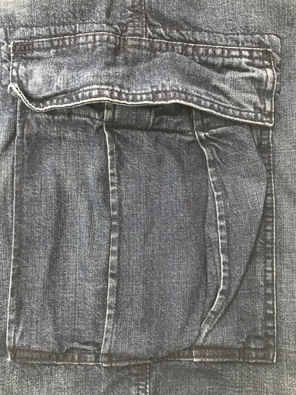 【中古品】【メンズ】 POLO JEANS COMPANY ポロジーンズ カンパニー CARGO DENIM SHORTS カーゴデニム ショート パンツ メキシコ製 ボトムス 157-260607-rt-15-tagh サイズ：34 カラー：インディゴ 万代Net店