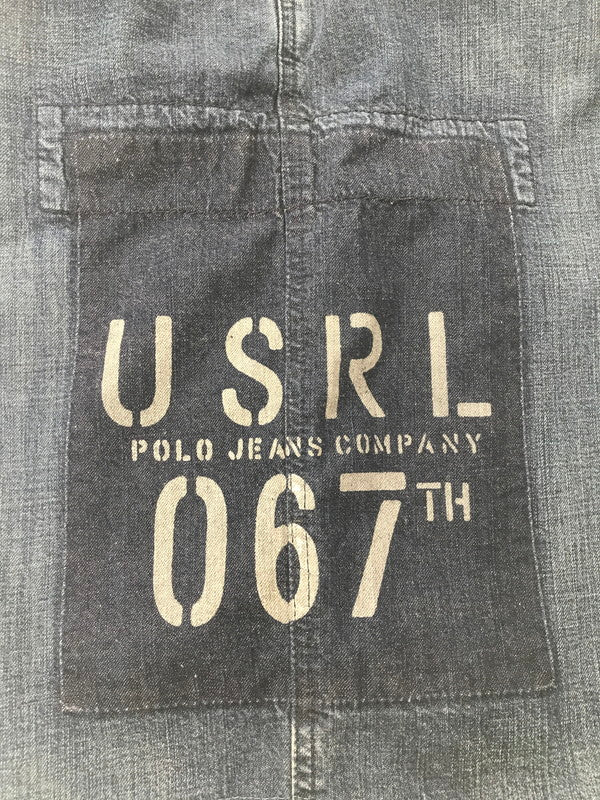 【中古品】【メンズ】 POLO JEANS COMPANY ポロジーンズ カンパニー CARGO DENIM SHORTS カーゴデニム ショート パンツ メキシコ製 ボトムス 157-260607-rt-15-tagh サイズ：34 カラー：インディゴ 万代Net店