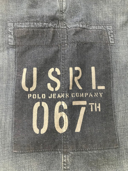 【中古品】【メンズ】 POLO JEANS COMPANY ポロジーンズ カンパニー CARGO DENIM SHORTS カーゴデニム ショート パンツ メキシコ製 ボトムス 157-260607-rt-15-tagh サイズ：34 カラー：インディゴ 万代Net店