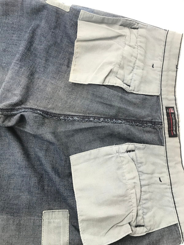 【中古品】【メンズ】 POLO JEANS COMPANY ポロジーンズ カンパニー CARGO DENIM SHORTS カーゴデニム ショート パンツ メキシコ製 ボトムス 157-260607-rt-15-tagh サイズ：34 カラー：インディゴ 万代Net店
