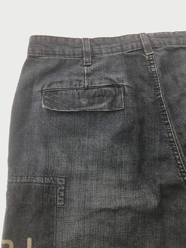 【中古品】【メンズ】 POLO JEANS COMPANY ポロジーンズ カンパニー CARGO DENIM SHORTS カーゴデニム ショート パンツ メキシコ製 ボトムス 157-260607-rt-15-tagh サイズ：34 カラー：インディゴ 万代Net店