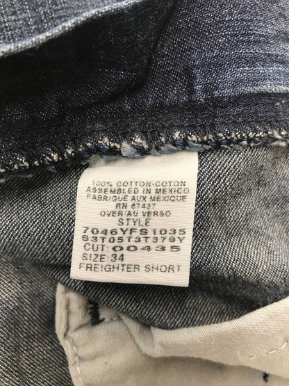 【中古品】【メンズ】 POLO JEANS COMPANY ポロジーンズ カンパニー CARGO DENIM SHORTS カーゴデニム ショート パンツ メキシコ製 ボトムス 157-260607-rt-15-tagh サイズ：34 カラー：インディゴ 万代Net店