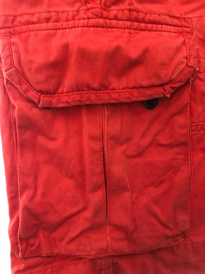 【中古品】【メンズ】 POLO RALPH LAUREN ポロ ラルフ ローレン 90's CARGO SHORTS 90年代 カーゴ ショートパンツ ボトムス 157-260607-rt-11-tagh サイズ：34 カラー：レッド 万代Net店