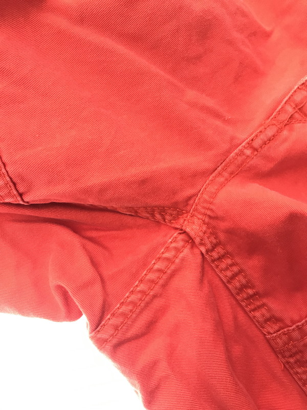 【中古品】【メンズ】 POLO RALPH LAUREN ポロ ラルフ ローレン 90's CARGO SHORTS 90年代 カーゴ ショートパンツ ボトムス 157-260607-rt-11-tagh サイズ：34 カラー：レッド 万代Net店