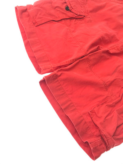 【中古品】【メンズ】 POLO RALPH LAUREN ポロ ラルフ ローレン 90's CARGO SHORTS 90年代 カーゴ ショートパンツ ボトムス 157-260607-rt-11-tagh サイズ：34 カラー：レッド 万代Net店