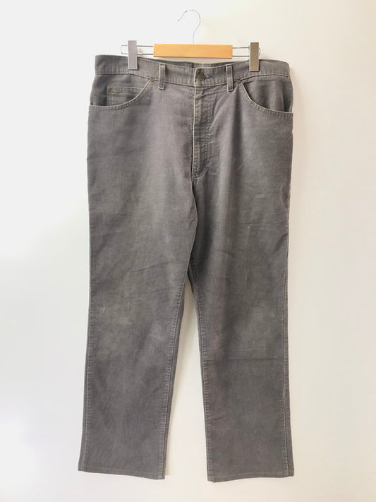 【中古品】【メンズ】 LEE リー 80's CORDUROY PANTS 200-2802 USA製 80年代 コーデュロイ パンツ ボトムス 157-260607-rt-13-tagh サイズ：38×32 カラー：グレー 万代Net店