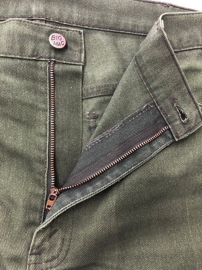 【中古品】【メンズ】 BIG MAC ビッグ マック 80's PANTS GREEN 80年代 パンツ グリーン ヴィンテージ ボトムス 157-260909-rt-11-tagh サイズ：不明 下記参照 カラー：グリーン 万代Net店