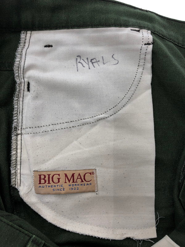 【中古品】【メンズ】 BIG MAC ビッグ マック 80's PANTS GREEN 80年代 パンツ グリーン ヴィンテージ ボトムス 157-260909-rt-11-tagh サイズ：不明 下記参照 カラー：グリーン 万代Net店