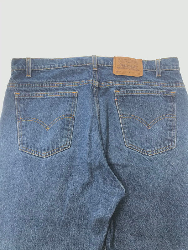 【中古品】【メンズ】 LEVI'S リーバイス 90's 505 DENIM PANTS 40505-0215 USA製 96年製 505 デニムパンツ ボトムス ジーンズ 157-260607-rt-19-tagh サイズ：W38 カラー：インディゴ 万代Net店