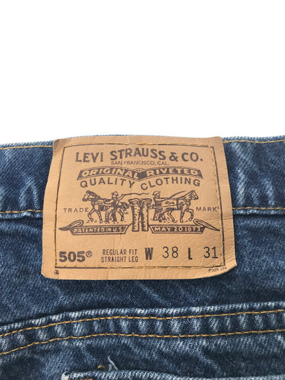 【中古品】【メンズ】 LEVI'S リーバイス 90's 505 DENIM PANTS 40505-0215 USA製 96年製 505 デニムパンツ ボトムス ジーンズ 157-260607-rt-19-tagh サイズ：W38 カラー：インディゴ 万代Net店