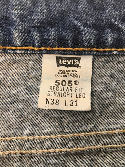 【中古品】【メンズ】 LEVI'S リーバイス 90's 505 DENIM PANTS 40505-0215 USA製 96年製 505 デニムパンツ ボトムス ジーンズ 157-260607-rt-19-tagh サイズ：W38 カラー：インディゴ 万代Net店