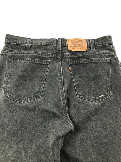 【中古品】【メンズ】 LEVI'S リーバイス 90's 550 BLACK DENIM PANTS 40550-4159 USA製 オレンジタブ 93年製 ブラック デニム パンツ ジーンズ 157-260627-rt-20-tagh サイズ：W36 カラー：インディゴ 万代Net店