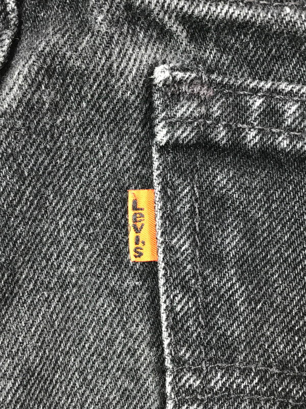 【中古品】【メンズ】 LEVI'S リーバイス 90's 550 BLACK DENIM PANTS 40550-4159 USA製 オレンジタブ 93年製 ブラック デニム パンツ ジーンズ 157-260627-rt-20-tagh サイズ：W36 カラー：インディゴ 万代Net店