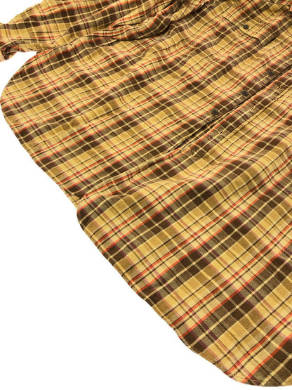 【中古品】【メンズ】 RALPH LAUREN ラルフローレン SPORT CARRINGTON スポーツ キャリンントン 90's LS FLANNEL WORK SHIRT 90年代 フランネルシャツ シャツ 146-260611-rt-15-tagh サイズ：XXL カラー：ブラウン 万代Net店