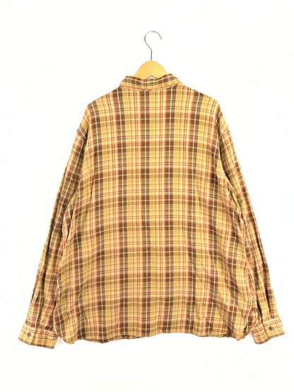 【中古品】【メンズ】 RALPH LAUREN ラルフローレン SPORT CARRINGTON スポーツ キャリンントン 90's LS FLANNEL WORK SHIRT 90年代 フランネルシャツ シャツ 146-260611-rt-15-tagh サイズ：XXL カラー：ブラウン 万代Net店