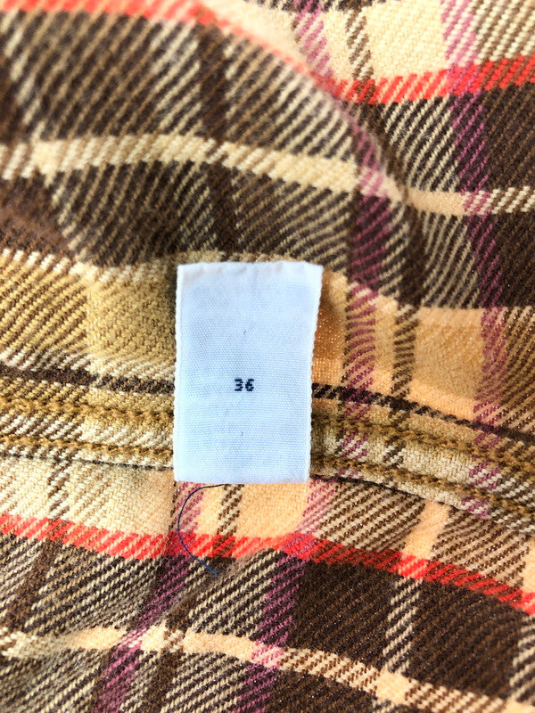 【中古品】【メンズ】 RALPH LAUREN ラルフローレン SPORT CARRINGTON スポーツ キャリンントン 90's LS FLANNEL WORK SHIRT 90年代 フランネルシャツ シャツ 146-260611-rt-15-tagh サイズ：XXL カラー：ブラウン 万代Net店