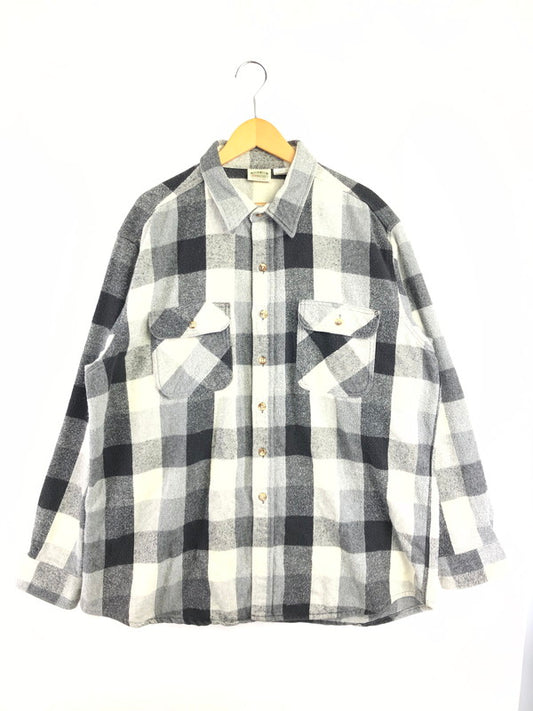 【中古品】【メンズ】 FIVE BROTHER ファイブ ブラザーズ 90's LS FLANNEL SHIRT 90年代 ロングスリーブ フランネル シャツ トップス 146-260611-rt-13-tagh サイズ：2XL カラー：グレー 万代Net店