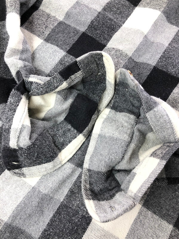【中古品】【メンズ】 FIVE BROTHER ファイブ ブラザーズ 90's LS FLANNEL SHIRT 90年代 ロングスリーブ フランネル シャツ トップス 146-260611-rt-13-tagh サイズ：2XL カラー：グレー 万代Net店