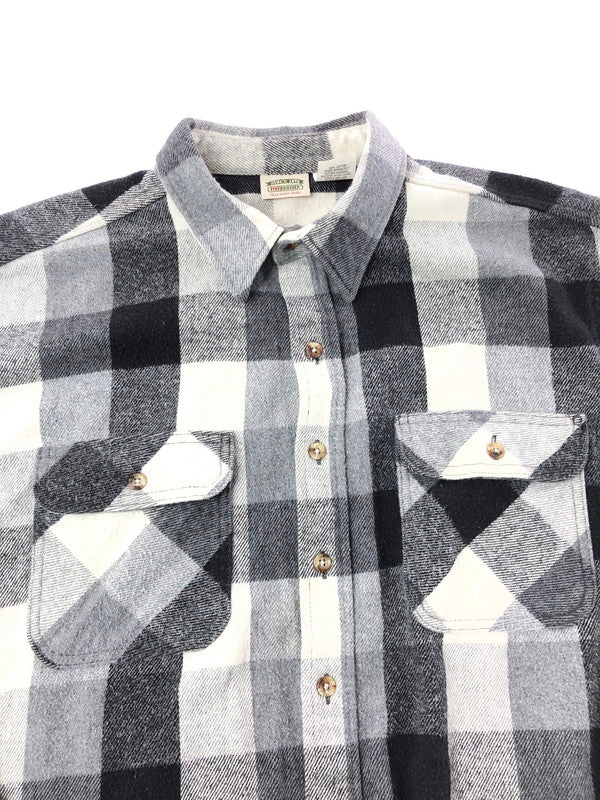 【中古品】【メンズ】 FIVE BROTHER ファイブ ブラザーズ 90's LS FLANNEL SHIRT 90年代 ロングスリーブ フランネル シャツ トップス 146-260611-rt-13-tagh サイズ：2XL カラー：グレー 万代Net店
