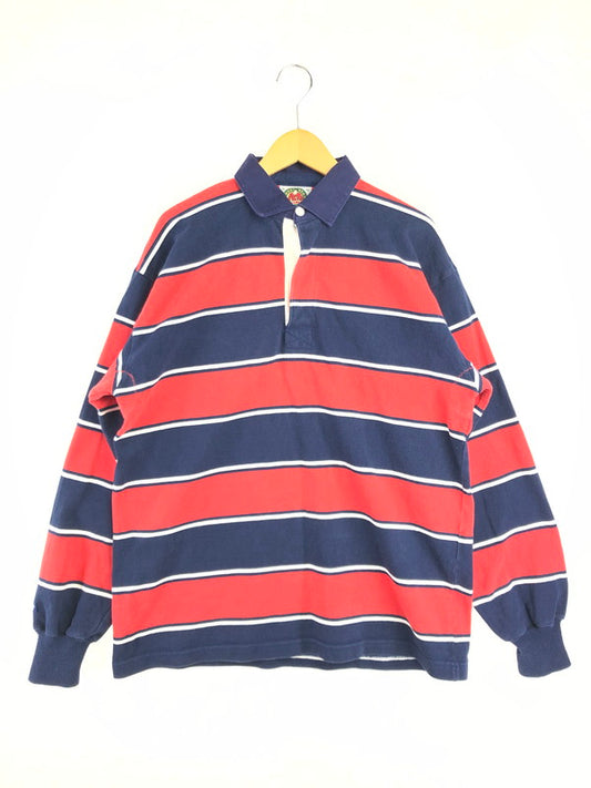 【中古品】【メンズ】 BARBARIAN バーバリアン LS RUGGER SHIRT カナダ製 ロングスリーブ レギュラー シャツ トップス 144-260611-rt-16-tagh サイズ：XL カラー：ネイビー/レッド 万代Net店