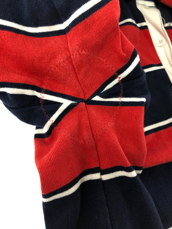 【中古品】【メンズ】 BARBARIAN バーバリアン LS RUGGER SHIRT カナダ製 ロングスリーブ レギュラー シャツ トップス 144-260611-rt-16-tagh サイズ：XL カラー：ネイビー/レッド 万代Net店