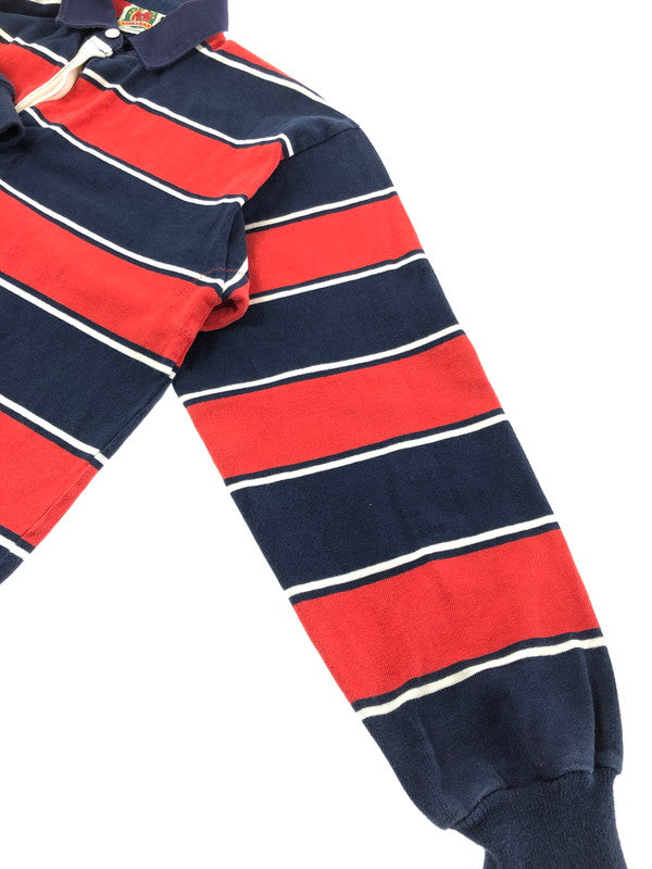 【中古品】【メンズ】 BARBARIAN バーバリアン LS RUGGER SHIRT カナダ製 ロングスリーブ レギュラー シャツ トップス 144-260611-rt-16-tagh サイズ：XL カラー：ネイビー/レッド 万代Net店