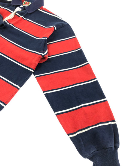 【中古品】【メンズ】 BARBARIAN バーバリアン LS RUGGER SHIRT カナダ製 ロングスリーブ レギュラー シャツ トップス 144-260611-rt-16-tagh サイズ：XL カラー：ネイビー/レッド 万代Net店