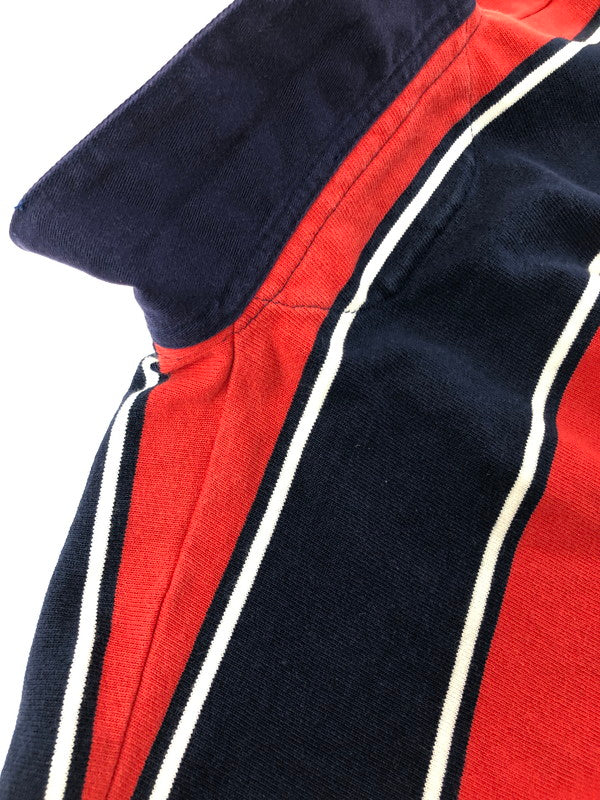 【中古品】【メンズ】 BARBARIAN バーバリアン LS RUGGER SHIRT カナダ製 ロングスリーブ レギュラー シャツ トップス 144-260611-rt-16-tagh サイズ：XL カラー：ネイビー/レッド 万代Net店