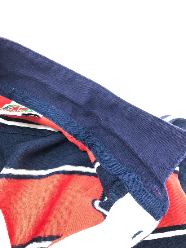 【中古品】【メンズ】 BARBARIAN バーバリアン LS RUGGER SHIRT カナダ製 ロングスリーブ レギュラー シャツ トップス 144-260611-rt-16-tagh サイズ：XL カラー：ネイビー/レッド 万代Net店